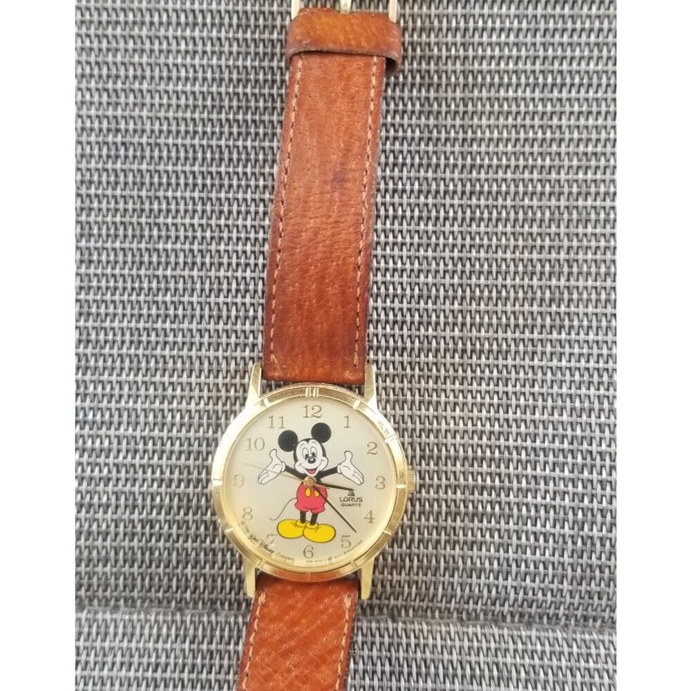 Lorus Quartz Mickey Mouse Walt Disney World Watch, Vintage